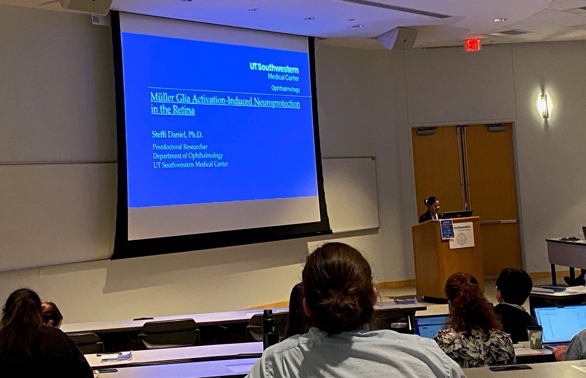 HullemanLab (@hullemanlab) on Twitter photo Nice presentation by <a href="/StefPhDaniel/">Steffi Noelle Daniel, Ph.D.</a> on Muller glia-induced neuroprotection earlier this AM at #OBIResearchDay. Special thanks to <a href="/UTSWBrain/">UT Southwestern O'Donnell Brain Institute</a> for supporting her Sprouts Pilot Grant. <a href="/UTSWOphth/">UT Southwestern Ophthalmology</a> Nice presentation by <a href="/StefPhDaniel/">Steffi Noelle Daniel, Ph.D.</a> on Muller glia-induced neuroprotection earlier this AM at #OBIResearchDay. Special thanks to <a href="/UTSWBrain/">UT Southwestern O'Donnell Brain Institute</a> for supporting her Sprouts Pilot Grant. <a href="/UTSWOphth/">UT Southwestern Ophthalmology</a>