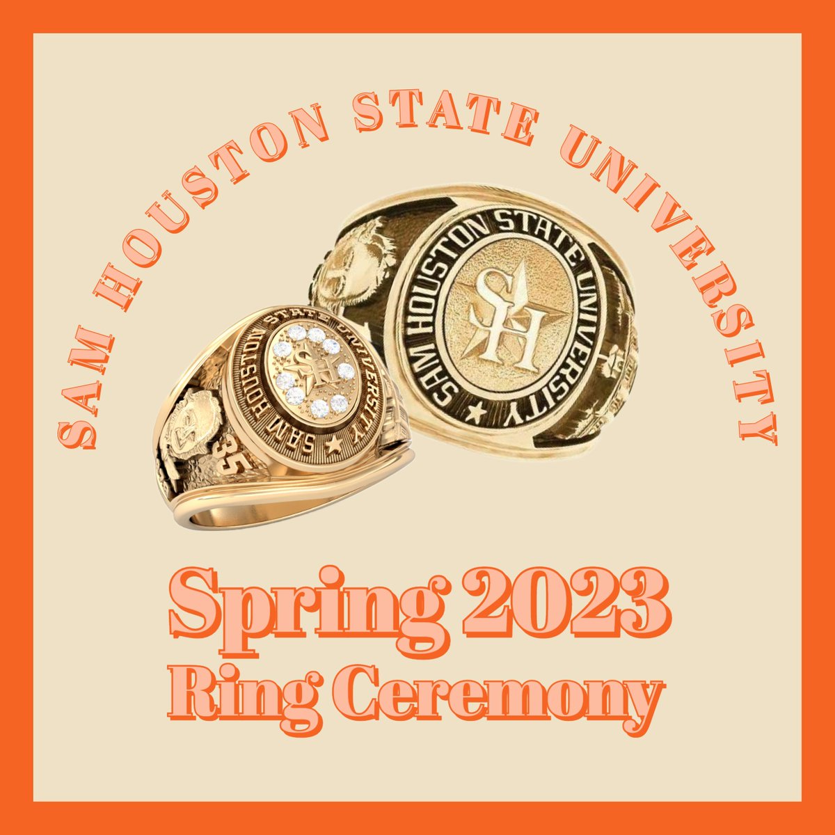 SHSUProvost's tweet photo. Congratulations to our Bearkats who received their class ring last night! #SHSURing #proudprovost https://t.co/Wq5VVEp4LP