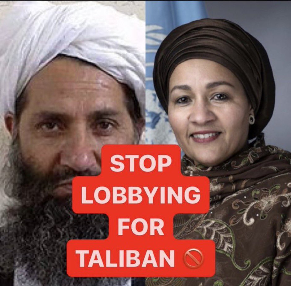 امینه محمد در دیدار با سران گروه تروریستی طالبان به چه امیدوار شده است که برای طالبان لابی میکند ؟؟؟
به رسمیت شناختن طالبان به معنای جنایت و حمایت از تروریزم در افغانستان است .
امریکا و هم بیمانان شان ادعای دروغین دموکراسی در جهان سر میدهند .