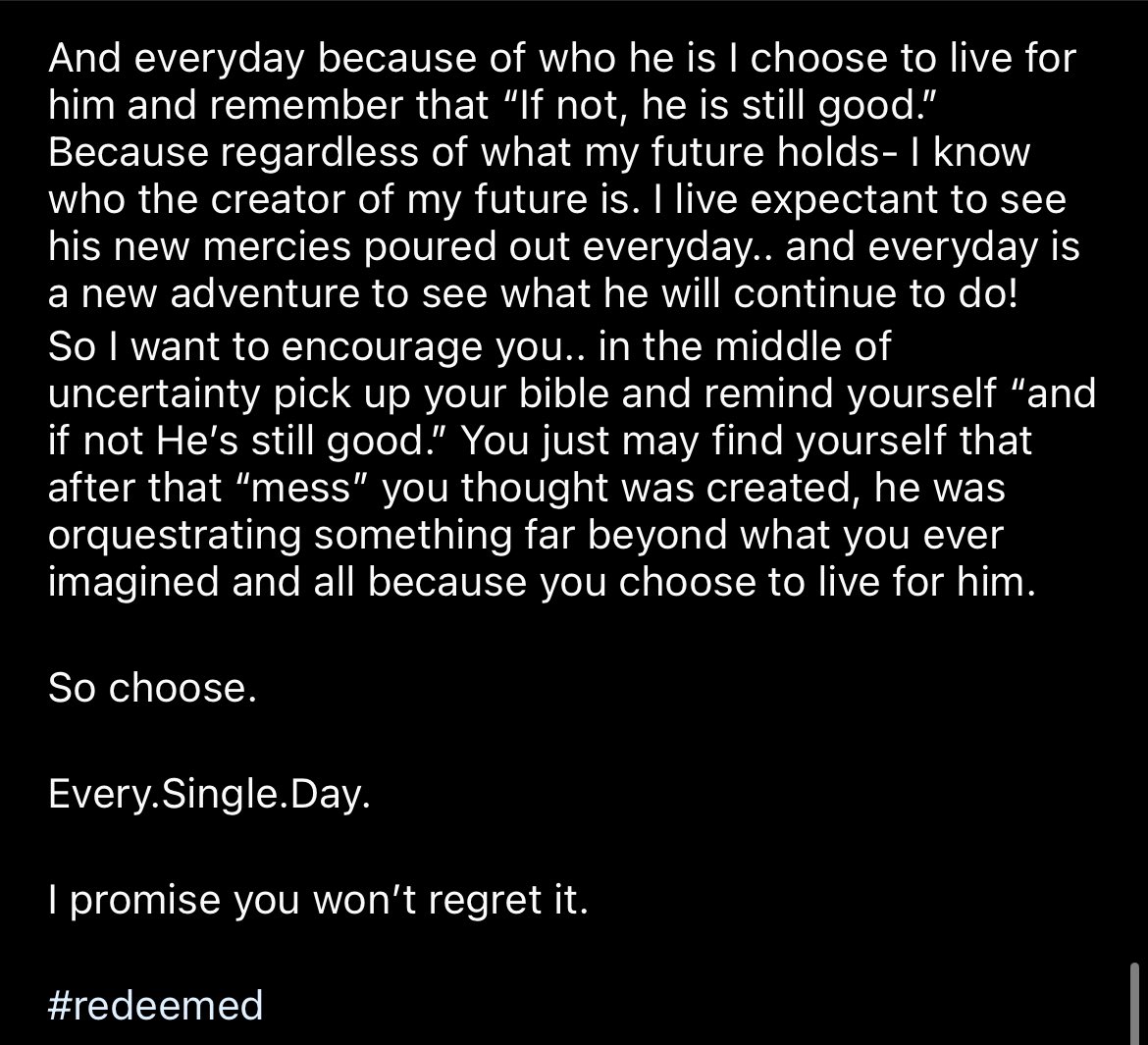 americabatel's tweet photo. 3 years ago today I wrote this… and it’s still so true and relevant #redeemed https://t.co/sg1NxjMlvf