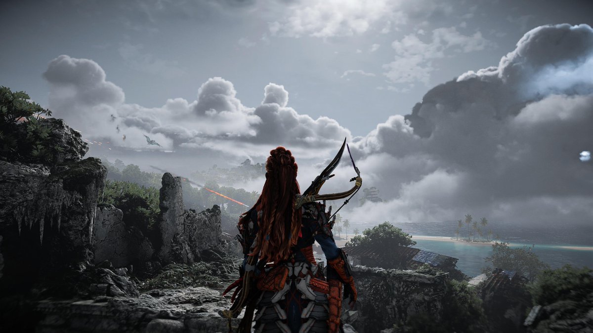 Vanadstar's tweet photo. The End 

Horizon Forbidden West: 
Burning Shores (PS5)  

#PS5 #HorizonForbiddenWest #PS5Share #Horizon #Aloy #VirtualPhotography  #Guerrilla #BeyondTheHorizon #LandofVP #WorldofVP #BurningShores #BurningShoresSpoilers #SPOILER https://t.co/tjGGkizHIC