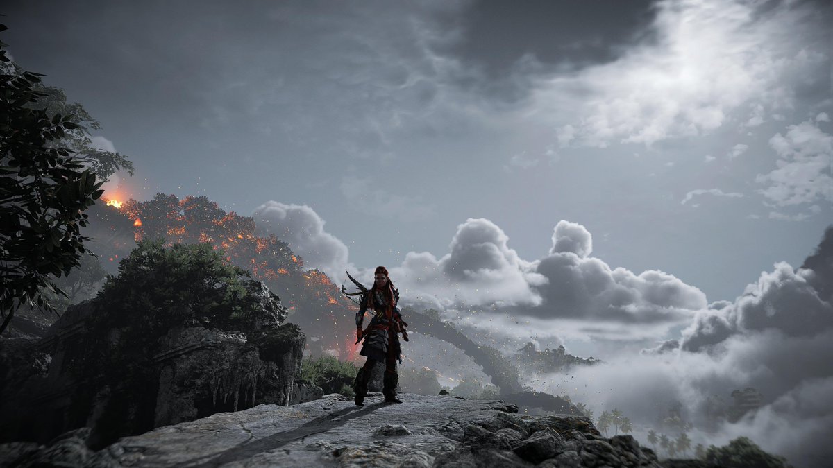 Vanadstar's tweet photo. The End 

Horizon Forbidden West: 
Burning Shores (PS5)  

#PS5 #HorizonForbiddenWest #PS5Share #Horizon #Aloy #VirtualPhotography  #Guerrilla #BeyondTheHorizon #LandofVP #WorldofVP #BurningShores #BurningShoresSpoilers #SPOILER https://t.co/tjGGkizHIC