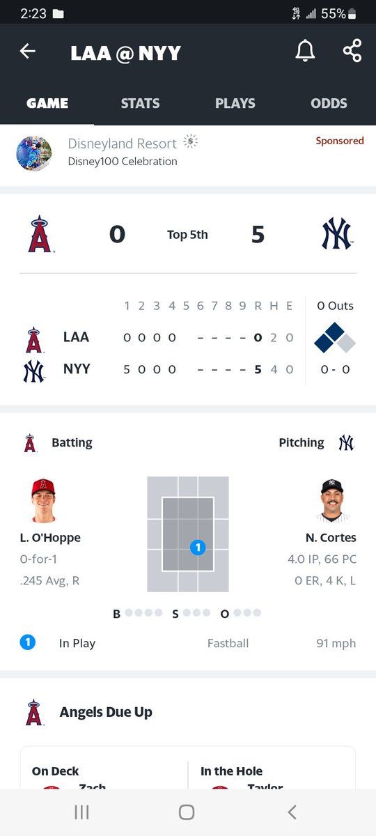 JoshCrow2450475's tweet photo. Angels vs Yankees,  get r done boys get this win go Yankees!!! https://t.co/lmG8EBea94