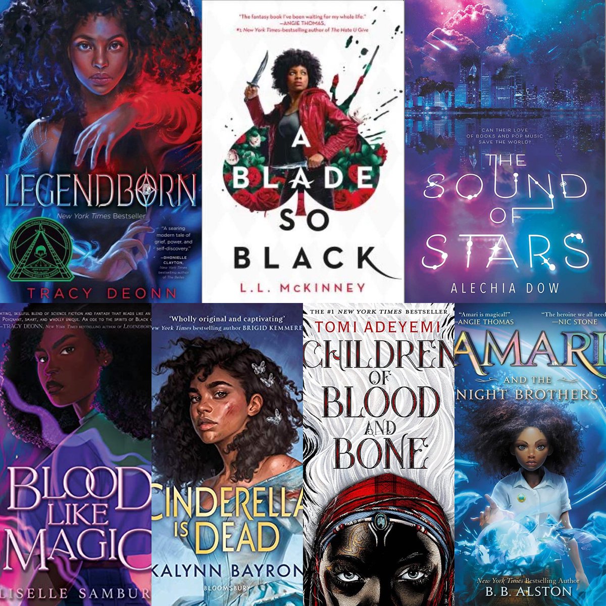 chaoticblkgirl's tweet photo. instead of adapting reboots of already adapted novels.. lets get to adapting book like these! https://t.co/zHoOmWw5jW