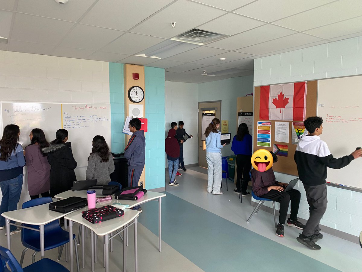 Learning in our vertical classroom… so engaging!