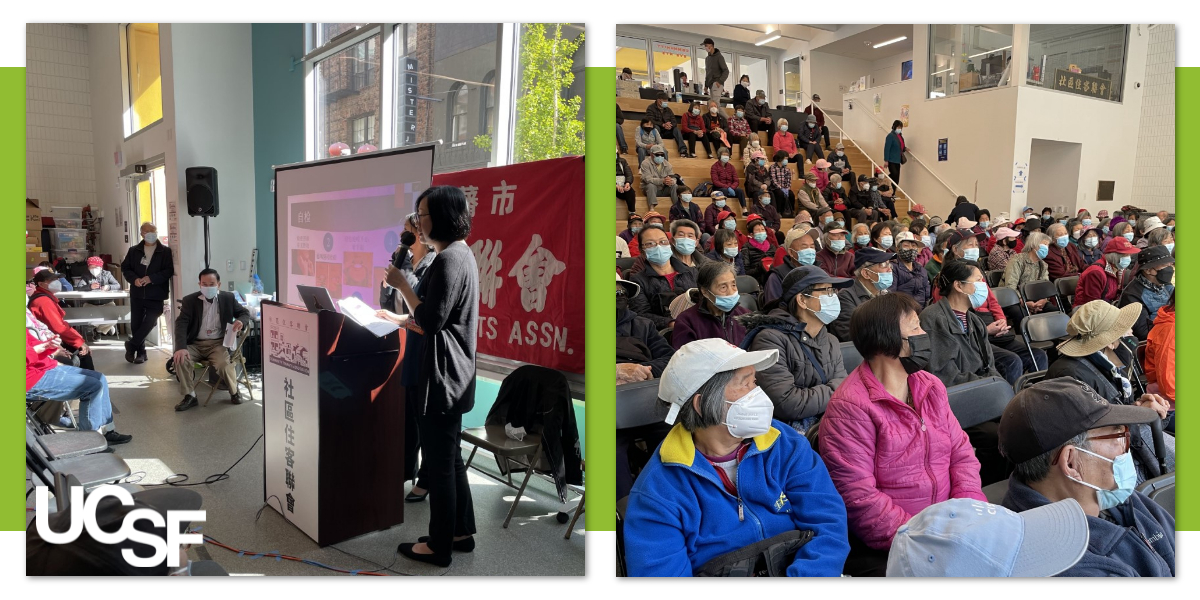 We had a packed house for our head &amp; neck cancer screening outreach event in the San Francisco Chinatown community. Shout out to Connie Zhou, Shauna Brodie &amp; Dr. Mary Xu for organizing, &amp; Marita for translating! #HNCancerAwareness