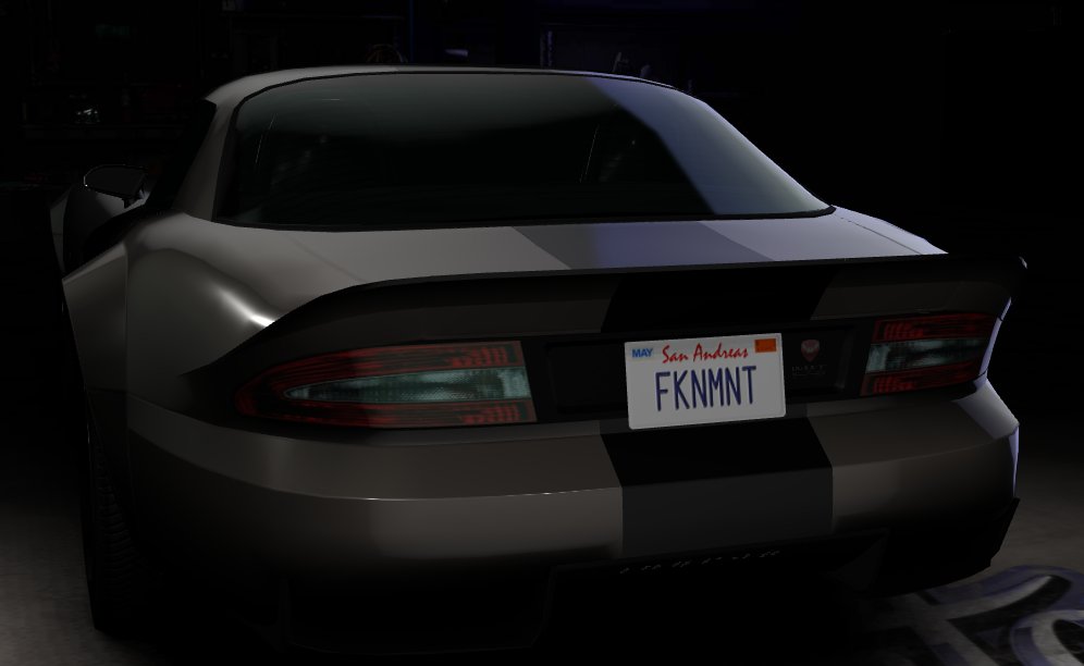 Trekewi's tweet photo. my number plate for GTA Online https://t.co/IkzHe8M8Xx