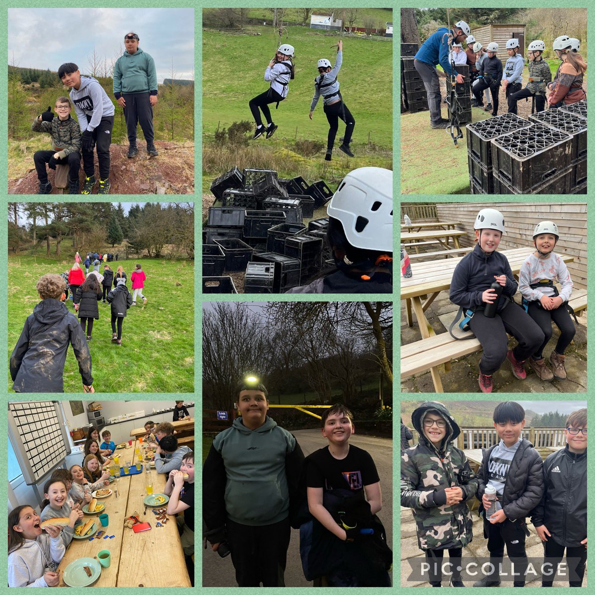Illtyds_RC's tweet photo. Yr6 residential trip @PODolygaer 
Day 1

#TeamBuilding #SquirrelChallenge #CrateStacking #NightWalk

Lots of fun settling into camp and making friends with @StAloysiusRC @marys_rc #BCAwell 
#BCAtrip https://t.co/sFpOTns78B