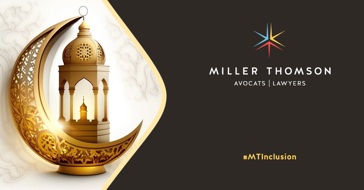 MillerThomson's tweet photo. As Eid al-Fitr approaches, marking the end of Ramadan, we want to wish our colleagues, friends and clients a happy and blessed Eid! 

#EidMubarak #MTInclusion https://t.co/sNSvZHoyIm