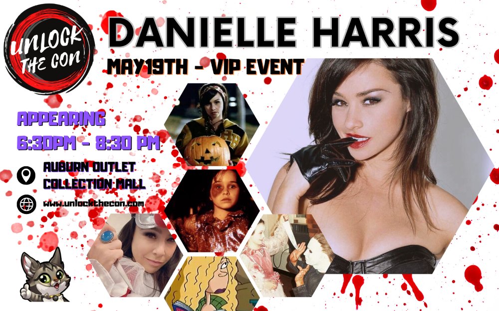 Get your Tickets TODAY!!
Celebrity Trio - Tara, Cindy &amp; Chris! APR 29th &amp; 30th!
Artist Icon Guy Gilchrist - MAY 6th &amp; 7th
Meet &amp; Greet Dinner w/Danielle Harris - MAY 19th!
tixr.com/e/64753
tixr.com/e/66798
tixr.com/e/67298