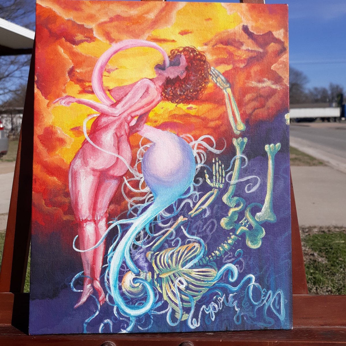BrieMarieZ13's tweet photo. Let me just redo my 📌🤭 
I'm Gabrielle and I make art
Here's some of my recents https://t.co/iTOKSxIcvS