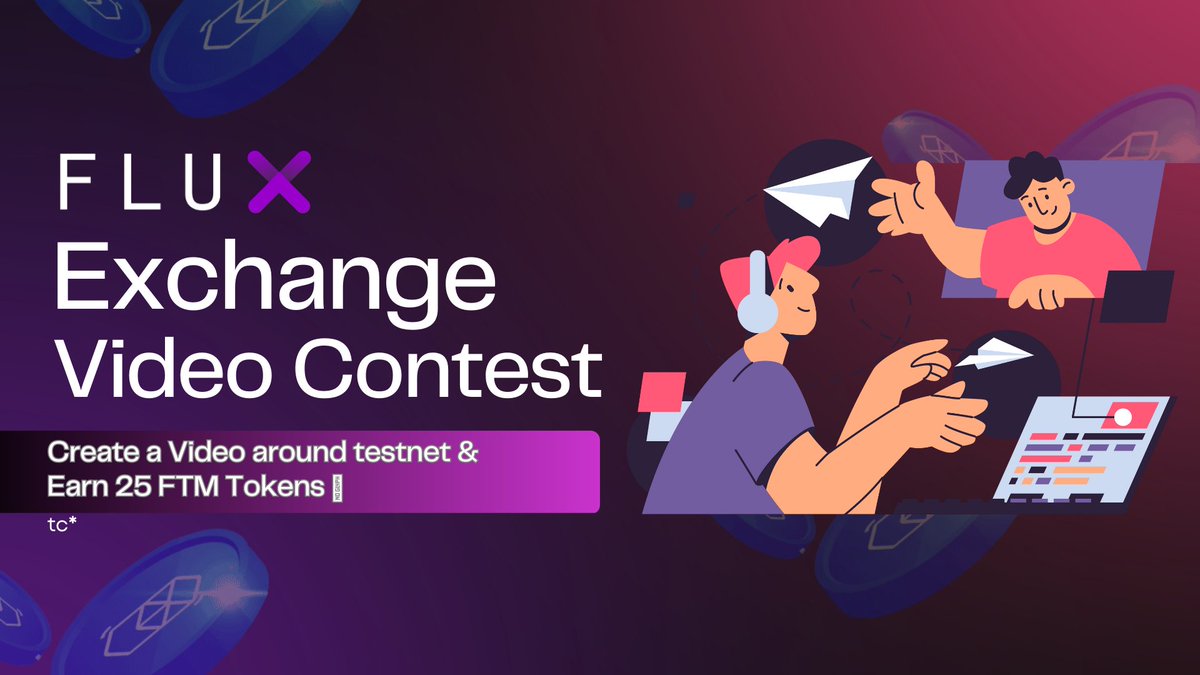 renpips's tweet photo. 🎥🏆 Flux Exchange is excited to announce our video contest for the ongoing beta testnet!
Create a video showcasing your expertise in using our platform and get a chance to win 25 FTM tokens 💰
How to Participate in
⭐ Join Discord : https://t.co/Wgprtnpw3e Share it #Videohub
⭐ Like and Retweet & Tag 3 Friends
⭐ Get your info about testnet :
https://t.co/6wuLsV9dl2
Don't miss this opportunity to showcase your skills and win big! Get creative and submit your video now! 🎬👨💻
#Flux #Testnet #FTM #Fantom #Giveaway #VideoContest