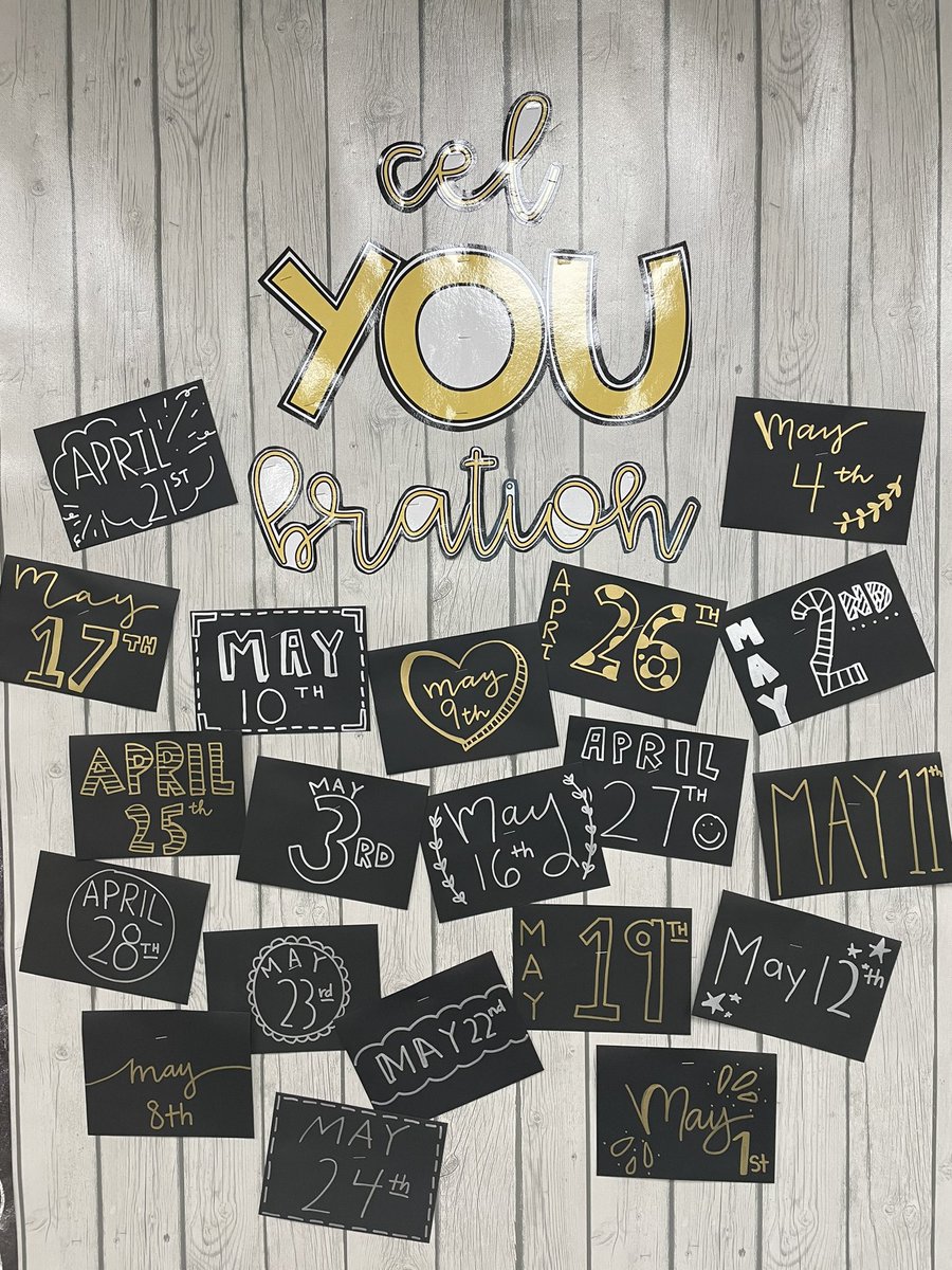 MissHKwon's tweet photo. We are excited to celYOUbrate each student as we count down to the summer! @prairied203 #partnersingrowth https://t.co/Bq0SPodZyB