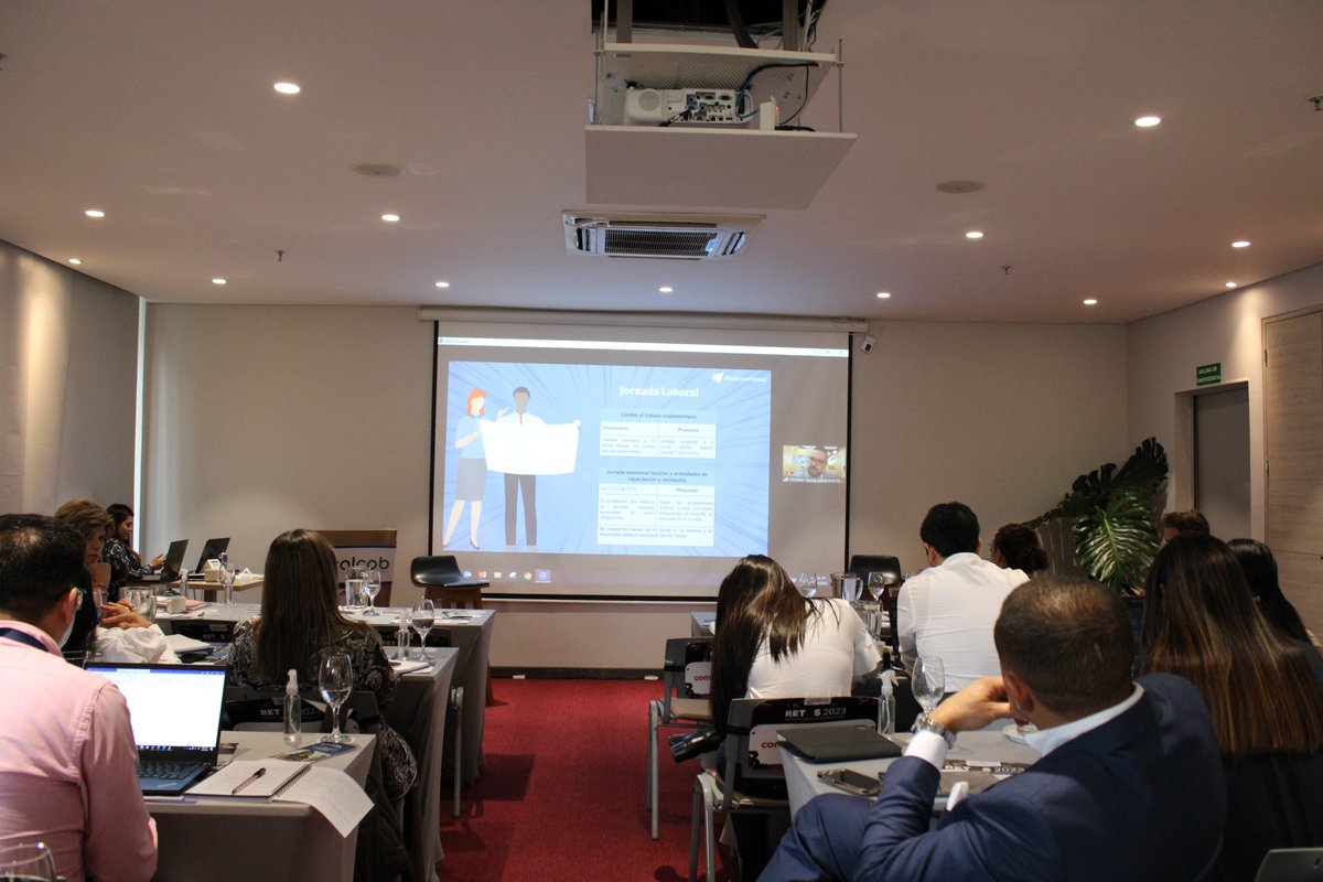 Colcob_Colombia's tweet photo. En este momento hablamos de "La Reforma Laboral" en el #ForoColcob Cali #Retos2023 junto a Christian Daniel García, Director Legal @ManpowerGroupCO https://t.co/w82zlHovvO