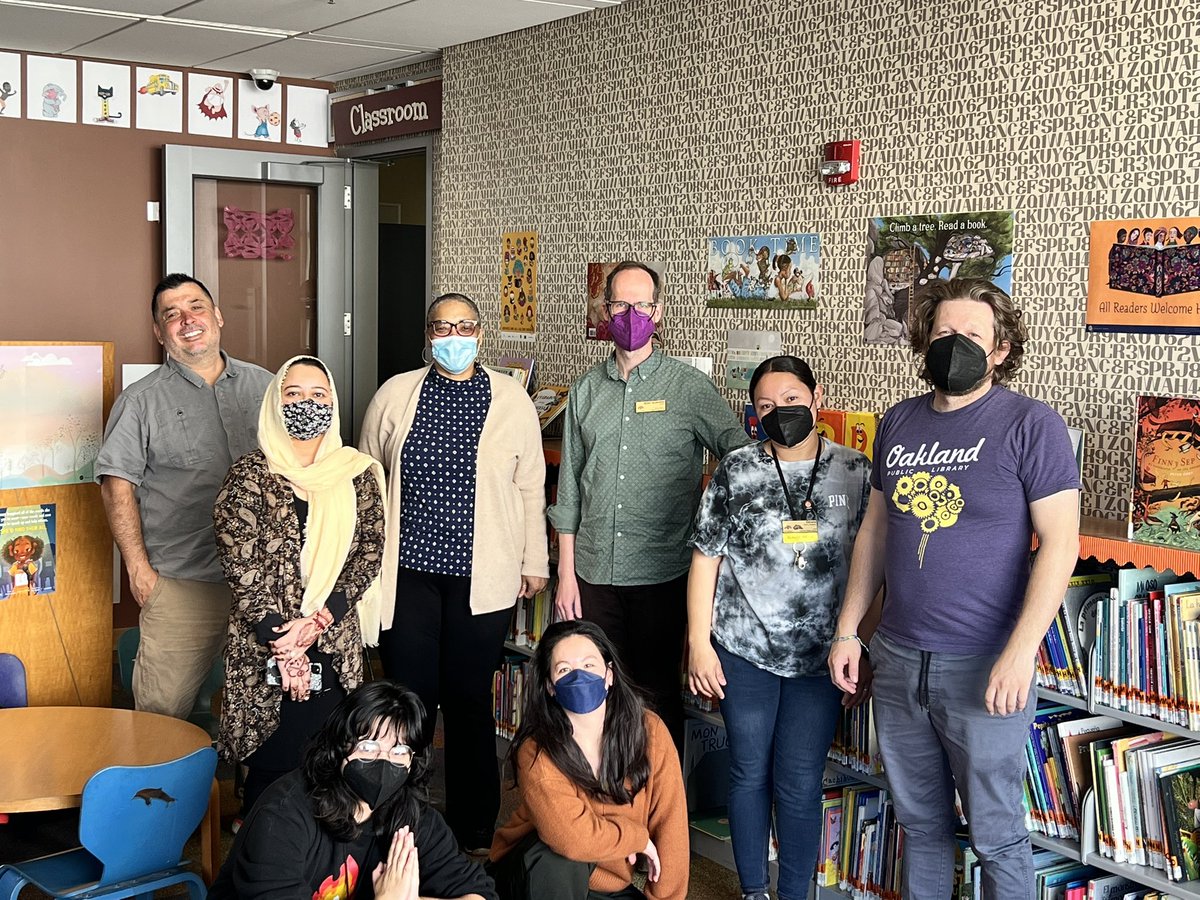 tarshelbeards's tweet photo. I visited my colleagues at the 81st Ave branch of @oaklibrary today. The branch serves the East Oakland community. A beautiful branch with an amazing team! Plan a visit soon! #LibraryLove https://t.co/L7trNTnvbv