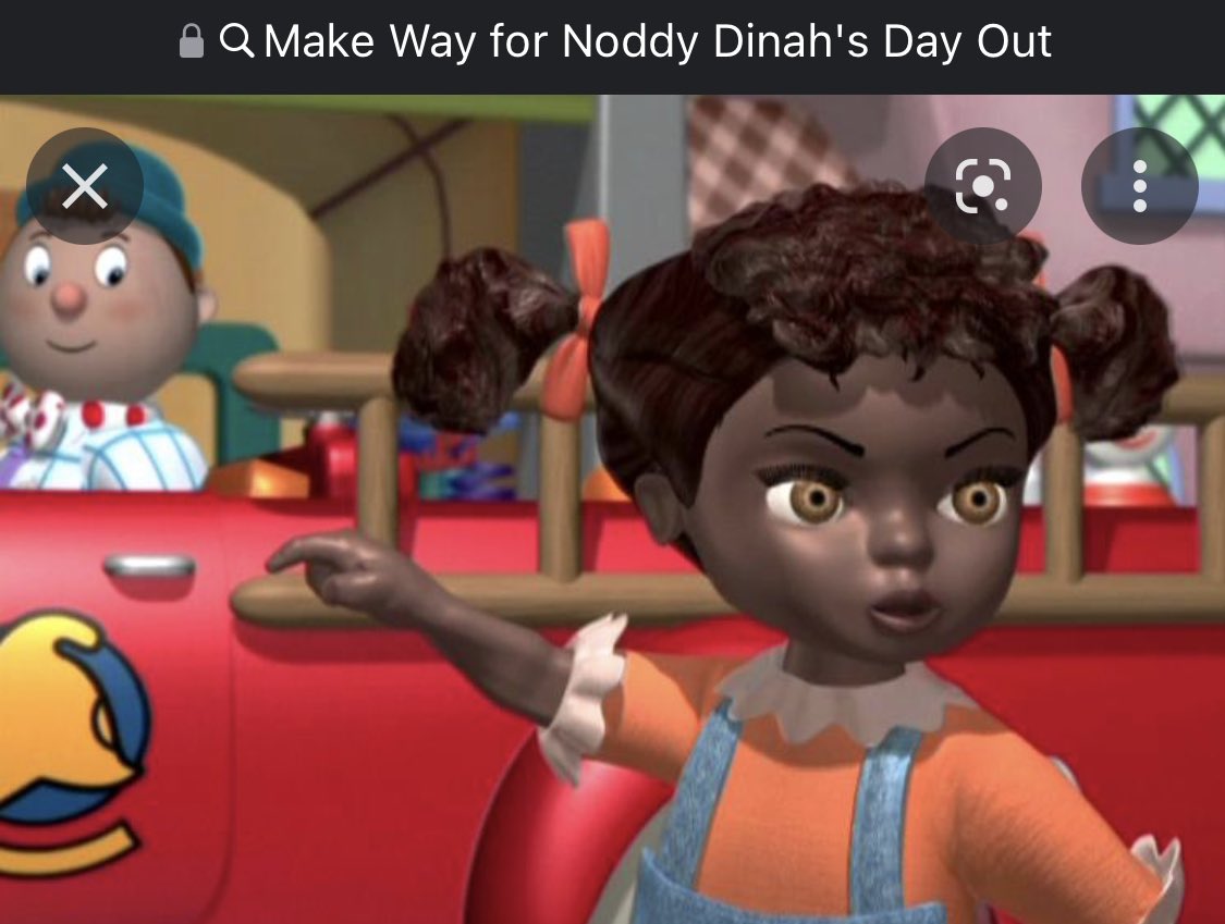 LobstahRollah's tweet photo. @clownworld … it’s #DinahDoll from #MakeWayForNoddy! 😀 https://t.co/mY0yoKO3d2