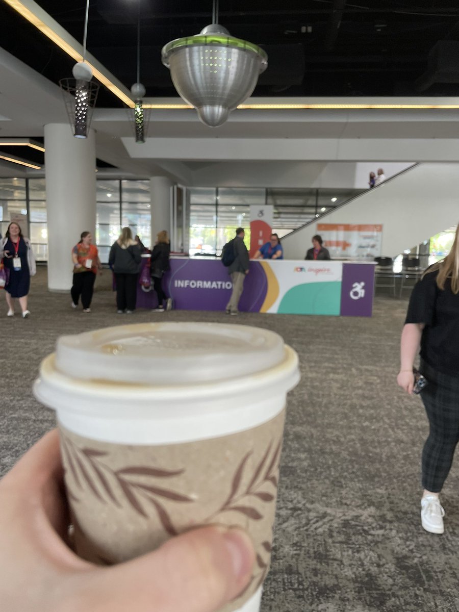 How to get through #AOTAInspire2023 =coffee+ information booth <a href="/AOTAInc/">AOTA</a>
