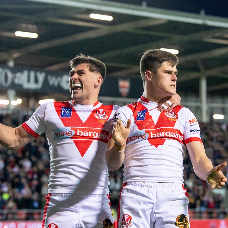 Saints1890's tweet photo. 📰 A dominant Saints outfit beat League Leaders' Warrington 28-6 tonight at the @twstadium, as we returned to winning ways! 

#COYS | #HistoryInTheMaking