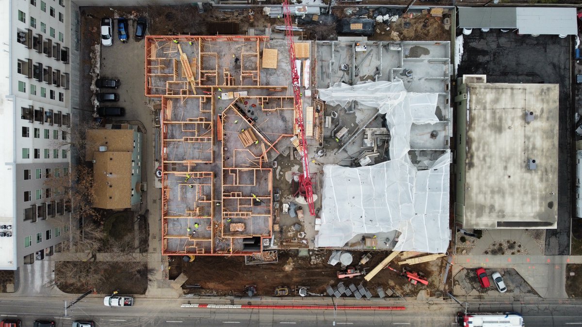 KierBuzz's tweet photo. An aerial perspective of Dewitt Apartments in Salt Lake City https://t.co/94kwm7xyGW