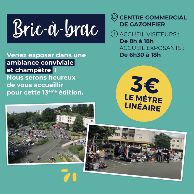 AnimGazonfier's tweet photo. 📦 Bric-à-brac & Baby-grenier de Gazonfier 🧸
💻 https://t.co/vF4BSIrbbL
📞 06.03.94.90.18
🏘 #gazonfier #yzeuville #eventail #bollee #bener #associationdequartier #lemansmaville #bricabrac #videgrenier #sarthe #animationdequartiers #lemans 🏢 https://t.co/hP5lysrpOr