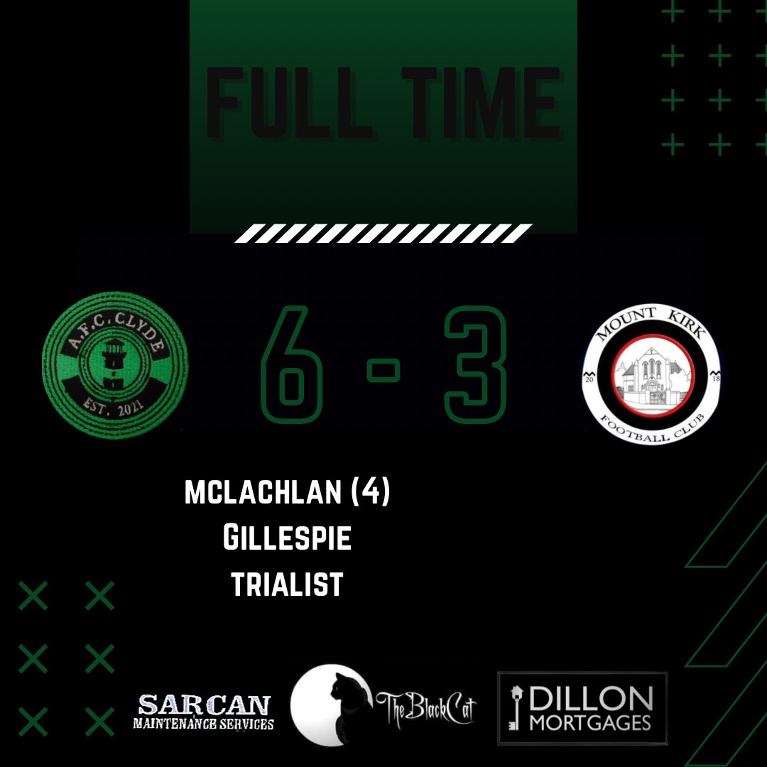 Wednesday nights friendly result 🟢⚫️