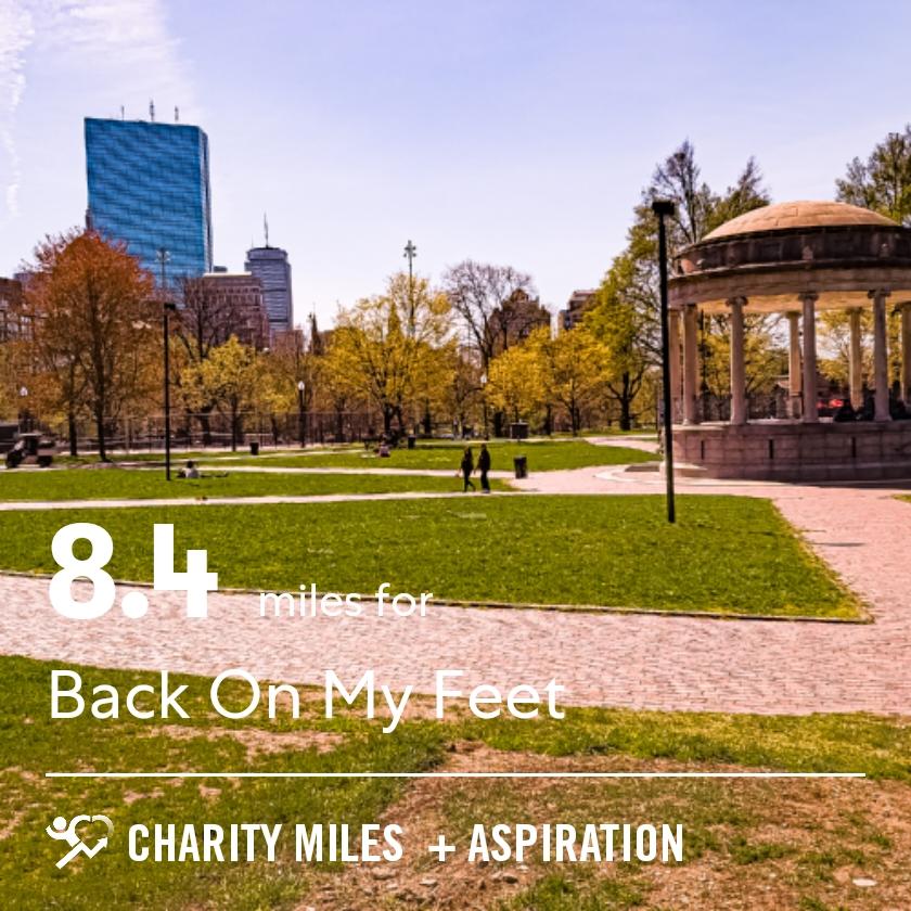 8.4 #cycling @CharityMiles 4 @backonmyfeet! Thx @Aspiration. #CharityMiles #EveryMileMatters #lunchtime #cardio #bike #commutebybike #gogreen #ecofriendly #healthymobility #activetravel #fitfather/#healthydaddy/#dadbod/#healthydaddy/#dadbod/#fitboss #thisis42 #fitover40.