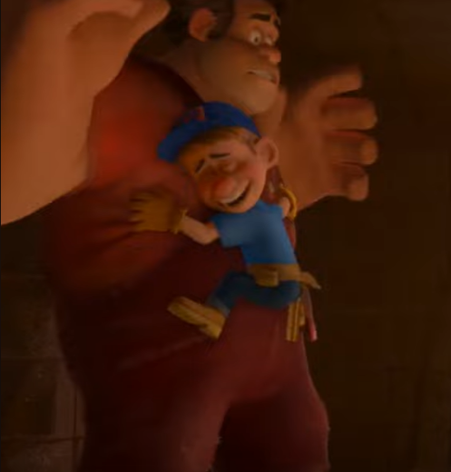 drfizzdemon's tweet photo. people thinking fix-it-felix is straight is insane bc you're ignoring the fact the bitch man-titty hugged ralph https://t.co/MN3LgOMgIm