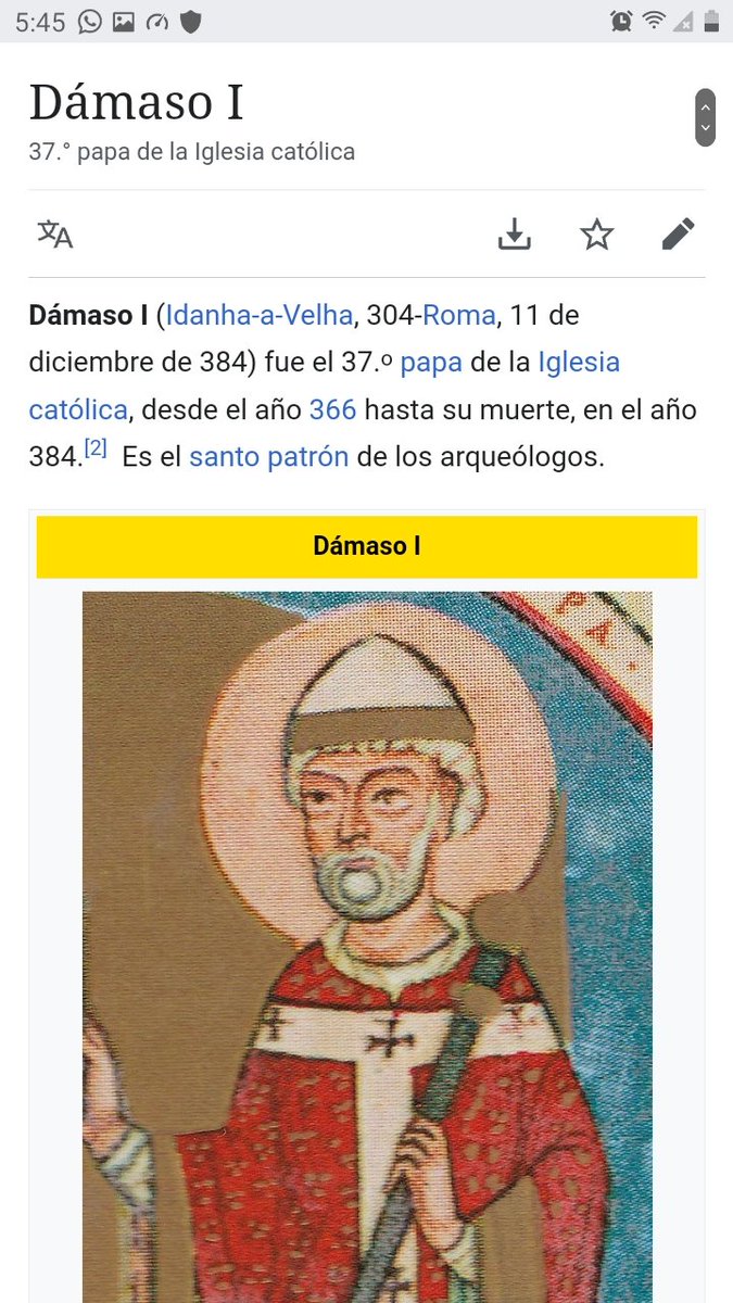 <a href="/edermarinm/">Eder Marin</a> De ignorancia nadie se ha muerto...
Damaso murió en 384 y fue en 382 que se decretó la Biblia. 2 años antes...
Te gustan las historietas y NO la historia.