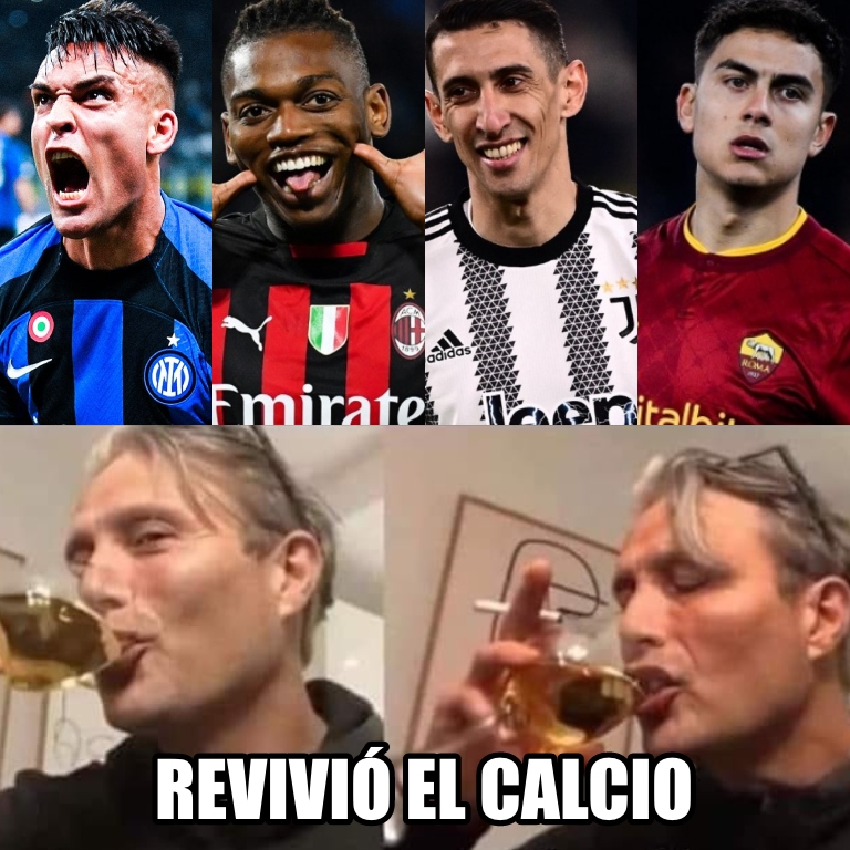 InvictosSomos's tweet photo. ➤ AC Milan está en las semifinales de la Champions.
➤ Inter está en las semifinales de la Champions.
➤ Juventus está en las semifinales de la Europa League.
➤ AS Roma está en las semifinales de la Europa League.

REVIVIÓ EL CALCIO, SEÑORAS Y SEÑORES. 🚬🚬 https://t.co/fs6OQdqtQG