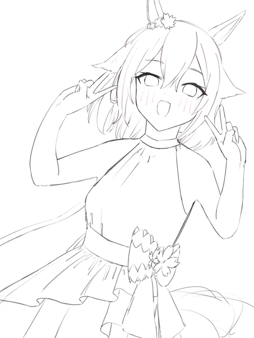 ンアー!線画 