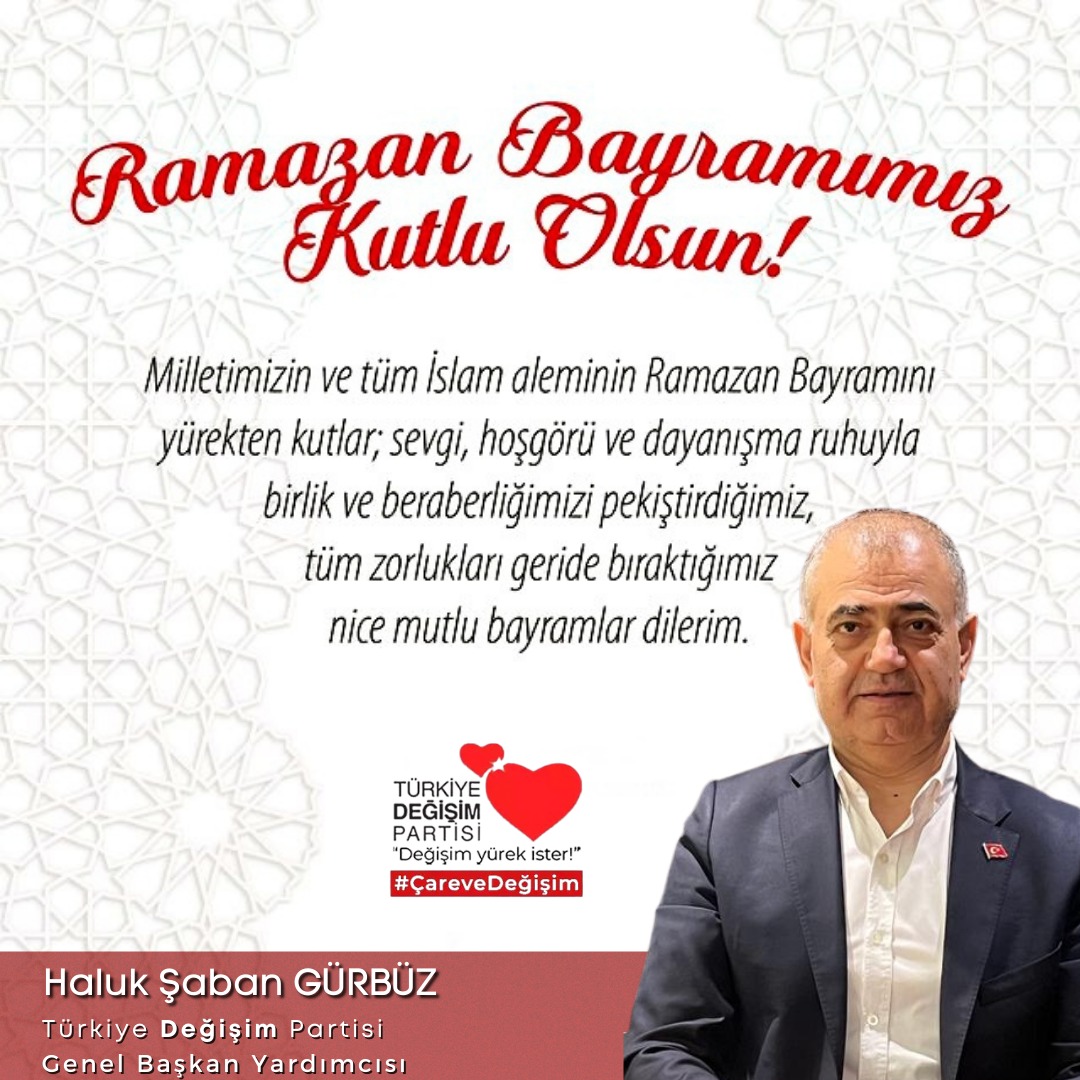 <a href="/M_Sarigul/">Mustafa Sarıgül</a> 
<a href="/TDPGenelMerkezi/">Türkiye Değişim Partisi</a> 
#iyibayramlar