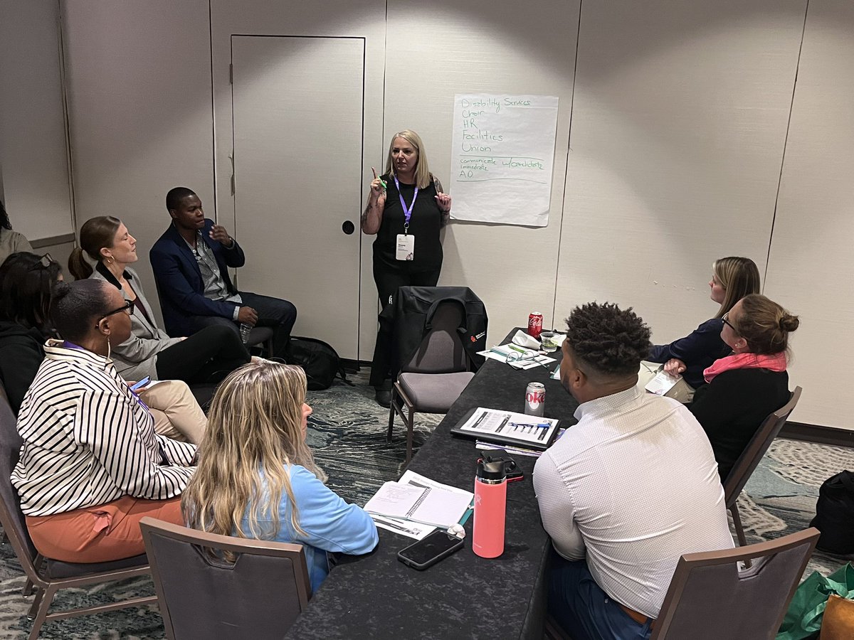 DieceAthletics's tweet photo. Thank you to everyone who participated in our session. We hope you walked away with some tools to help start or strengthen your DEIB strategic plan. #NCAAInclusionForum #DIECE https://t.co/gcTnAloe4a
