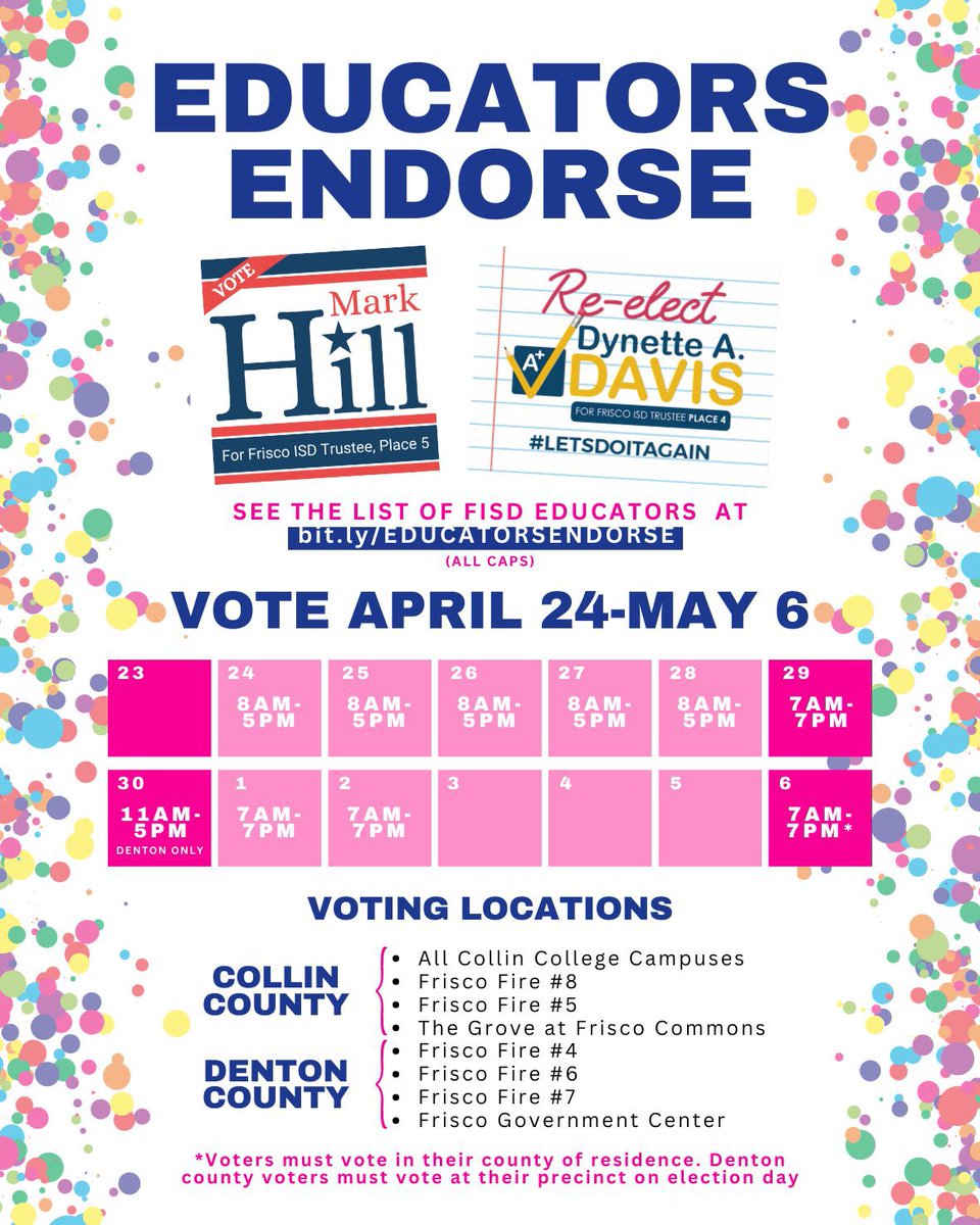 JenaSalomon's tweet photo. Early voting begins next week! Check your calendar and county voting locations!!! This is a VERY important election, so please do your homework and get to know the candidates. Listen to their ♥️ and follow where their 💰is coming from. https://t.co/f8MlfU6car