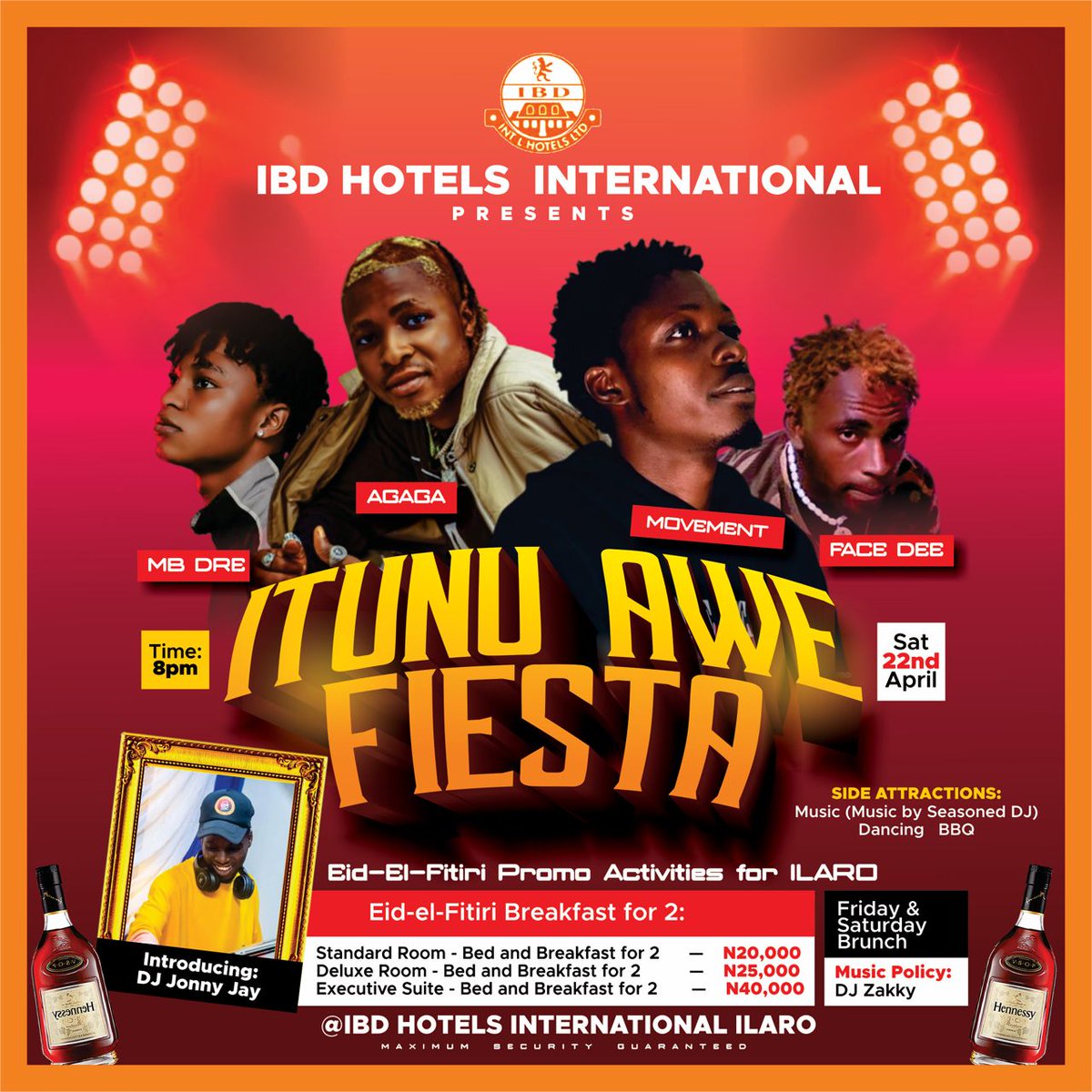 f_facedee's tweet photo. cash me live and direct at ibd dende hotel ilaro  on 22 April 2023  let go https://t.co/B78IWi2h84