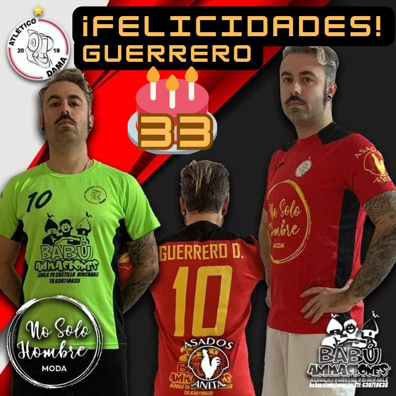 atleticodama's tweet photo. Hoy cumple años nuestro segundo capitán @cguerrerohoyo 🥳🎂 Felices 33!!! https://t.co/XCC9bv4wna