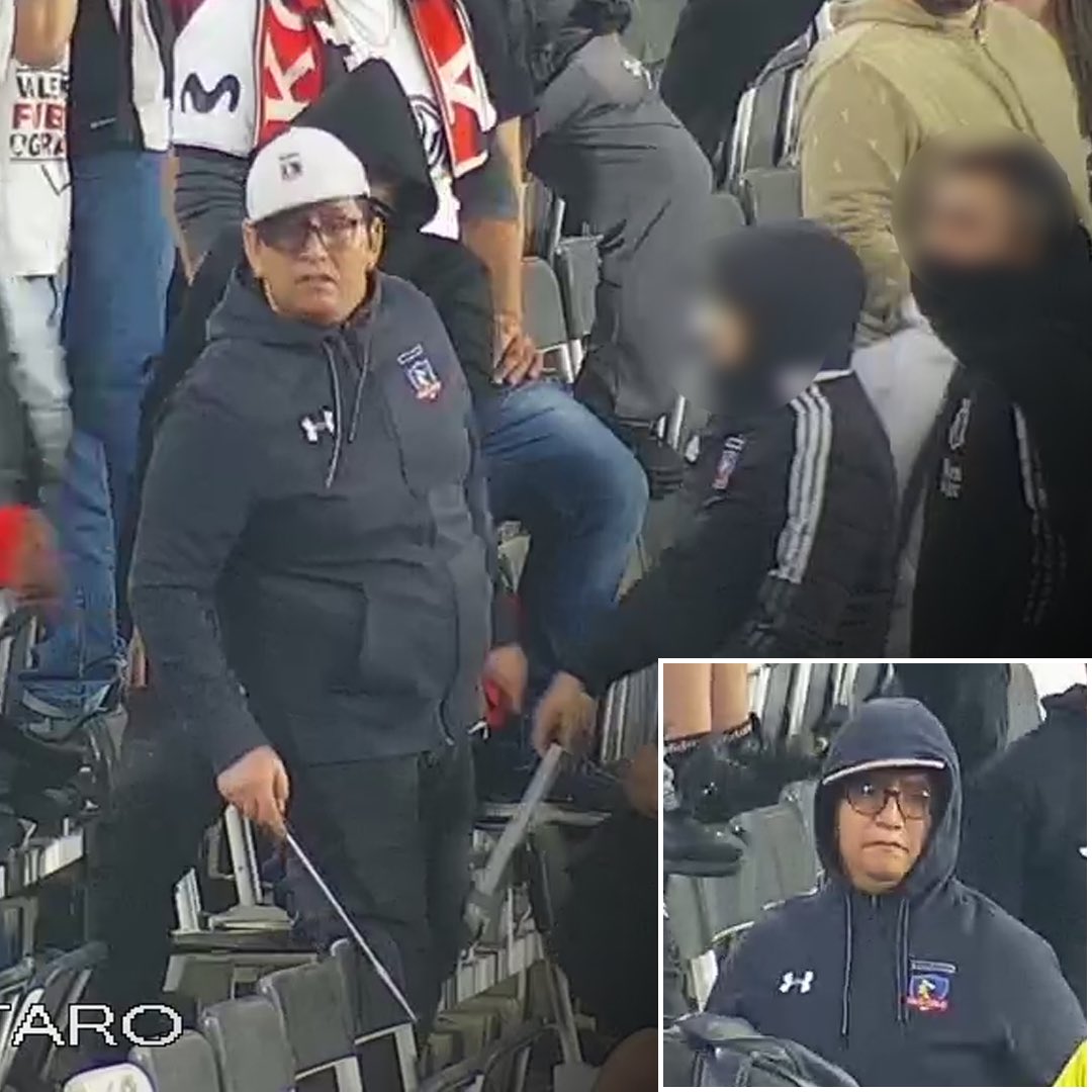 ColoColo's tweet photo. ¡Estos 𝐍𝐎 son hinchas! Ni de Colo-Colo ni del fútbol. 

Trabajamos junto a las autoridades para individualizar e identificar a los sujetos que persisten en perjudicar al club y la localía. A los identificados se le aplicará código 102 con prohibición de ingreso al estadio. 

👇���� https://t.co/sTlr2O4ZZX