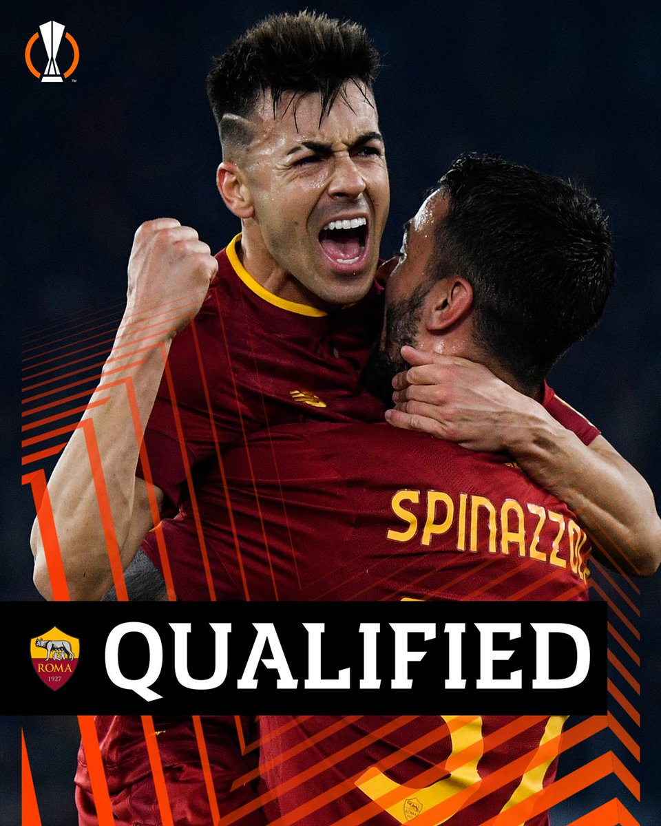 EuropaLeague's tweet photo. 🐺 Roma complete the final four 👏

@OfficialASRoma || #UEL https://t.co/MFrZl0qgUa