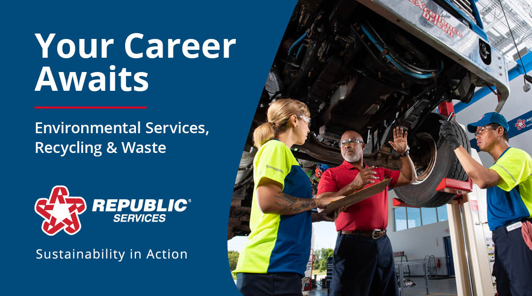 Ready to turn your job as a technician into a lifelong career with growth opportunities? Join our team and make a difference in your community: ow.ly/f6qg50NLhPB #RepublicServices #SustainabilityinAction