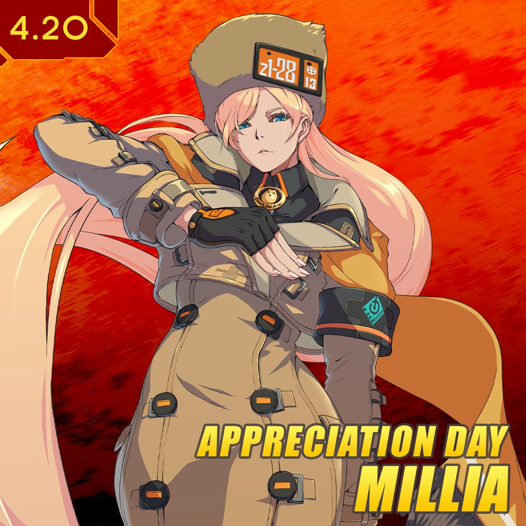 ArcSystemWorksU's tweet photo. 🎉 Happy Millia Appreciation Day!

#GuiltyGear https://t.co/AwNLjAx8d7