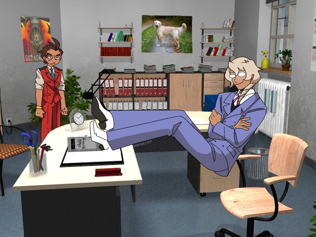 DEMIMACHIA's tweet photo. #AceAttorney https://t.co/7poawsn3Sl