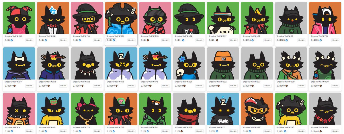 atisuto_eth's tweet photo. I don’t know what to think about the @FangGangNFT imitation. You are better then that @coolcats  #fanggang #coolcats https://t.co/JlUVil37Lm