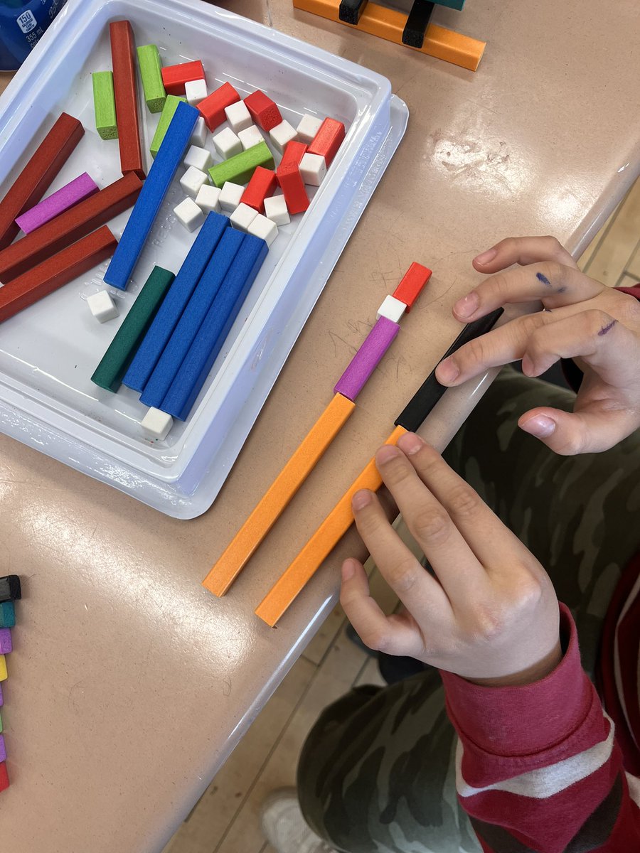 MsMandarano's tweet photo. Part Whole math lesson with @TracyCh43486002 !
Always a pleasure watching Tracy in her element. Students had a blast and I learned a ton about how cuisenaire rods can be used! 👀 #MathMentor #PartWhole https://t.co/wKlWFiAbj4