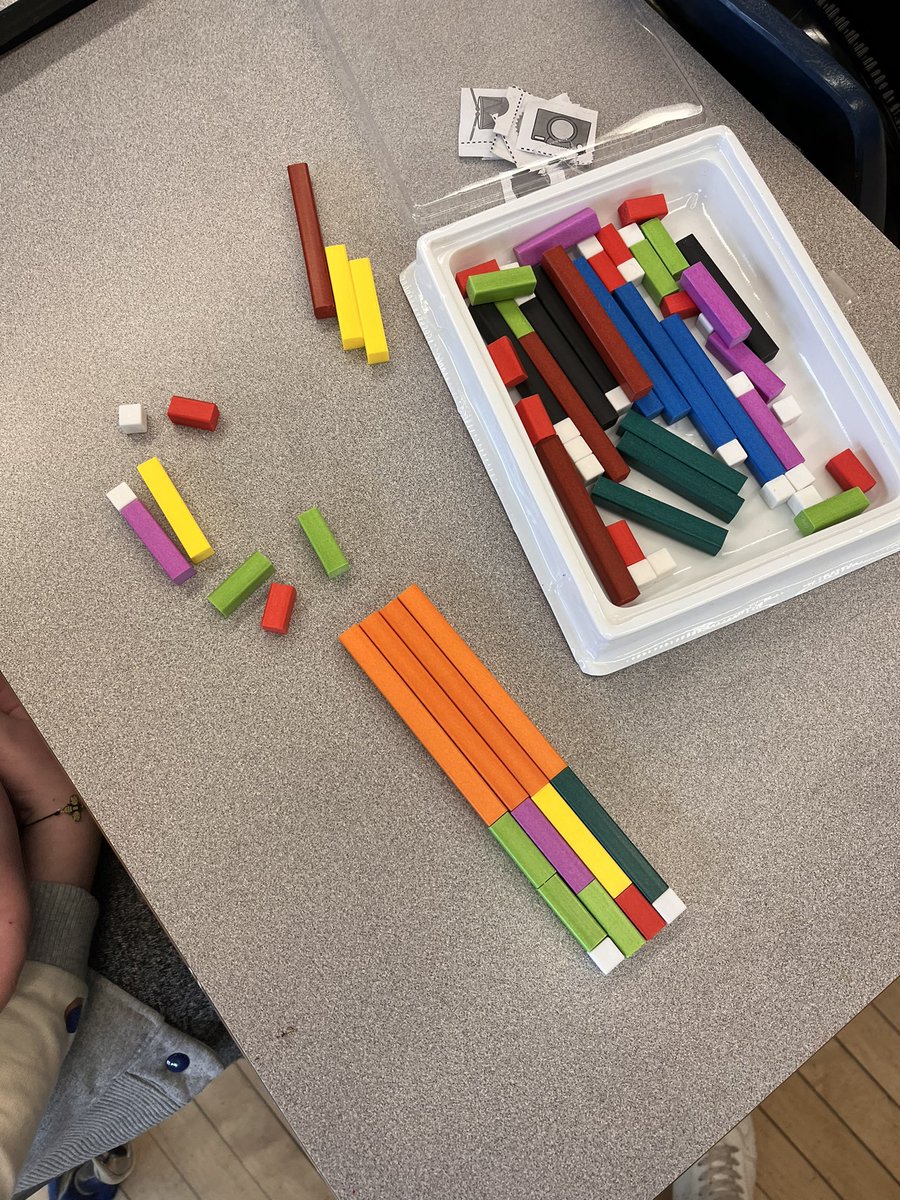 MsMandarano's tweet photo. Part Whole math lesson with @TracyCh43486002 !
Always a pleasure watching Tracy in her element. Students had a blast and I learned a ton about how cuisenaire rods can be used! 👀 #MathMentor #PartWhole https://t.co/wKlWFiAbj4