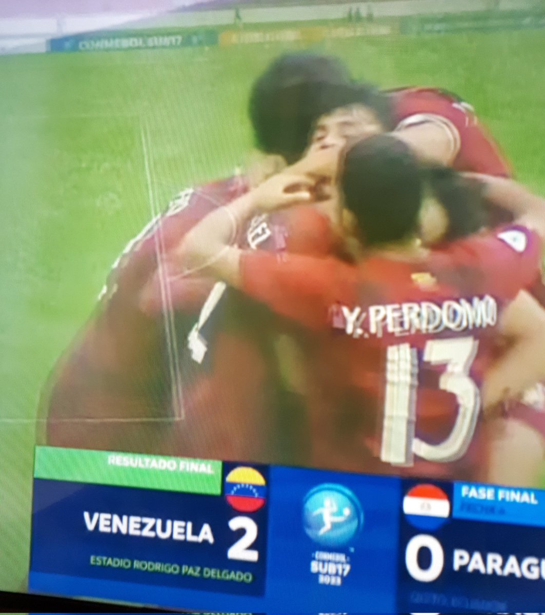 ebroner's tweet photo. Venezuela al Mundial Sub-17. Una fiesta inolvidable. Una vez más rompiendo todos los pronósticos, con golazos, buen fútbol, corazón y dejando atrás a los rivales, la altura y todos los problemas de la preparación previa. Colosal David Martínez con el enorme talento de todos. https://t.co/T8DHN0Frso