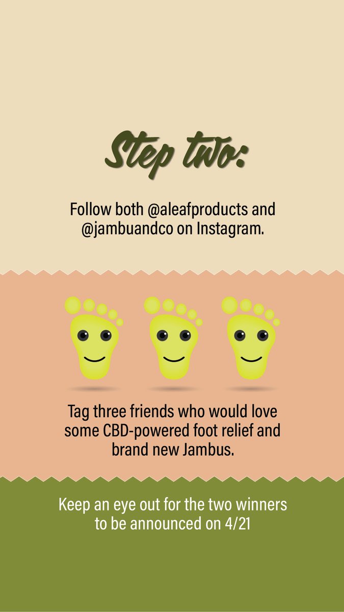 aleafproducts's tweet photo. Our contest is ending soon.. Easy to win- Just follow @jambuandco and share with three friends.

You can win a CBD gift package and $100 gift card for Jambu shoes...Hurry Time Is Running Out!! https://t.co/iBDOTraYAS