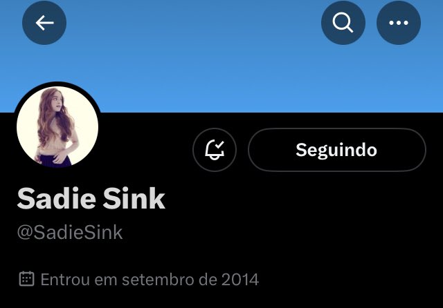 sadiesinkaccess's tweet photo. PERDEU TUDO!!! Sadie Sink teve seu selo de verificado no Twitter REMOVIDO. https://t.co/uMB4C2qiMu