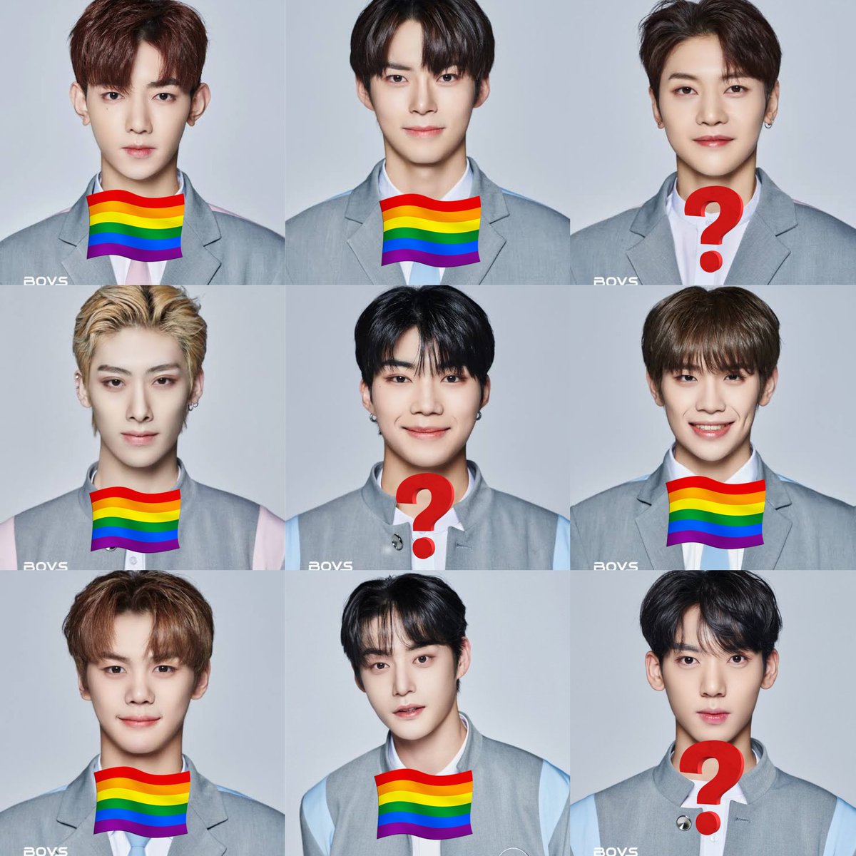 ZHANGH0A's tweet photo. Congratulations ZB1 for being the gayest boygroup ever https://t.co/Yuuh9La4uC