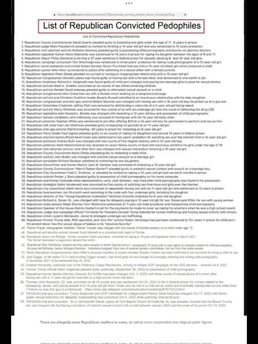<a href="/RyanAFournier/">Ryan Fournier</a> This is not "benefit" you think it is. Americans will never forget either. 
People should stop buying lies and pay attention to facts. Fact, it's the Republicans &amp; Evangelicals that are continuously being arrested for sex abuse!