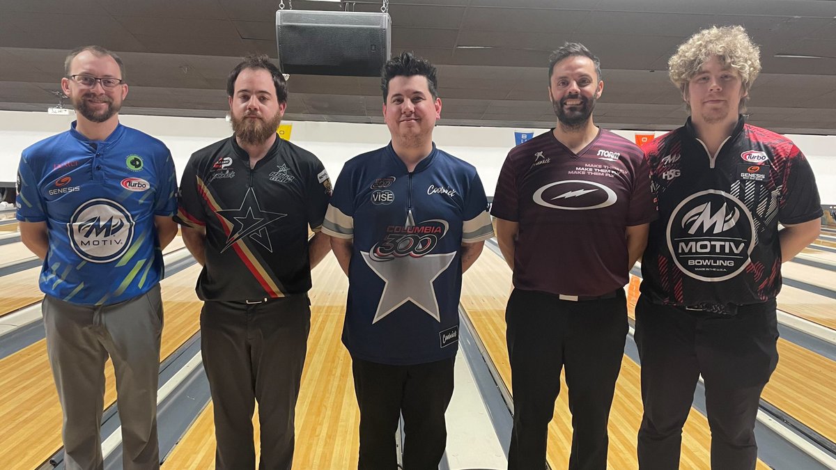 PBATour's tweet photo. WOW! 🤩

Here are the five finalists for the 2023 PBA World Championship presented by Pabst Blue Ribbon:

1. EJ Tackett
2. Anthony Simonsen
3. Jakob Butturff
4. Jason Belmonte
5. Santtu Tahvanainen

📺: Sunday, 12 p.m. ET on FOX https://t.co/GqvIbUim7J