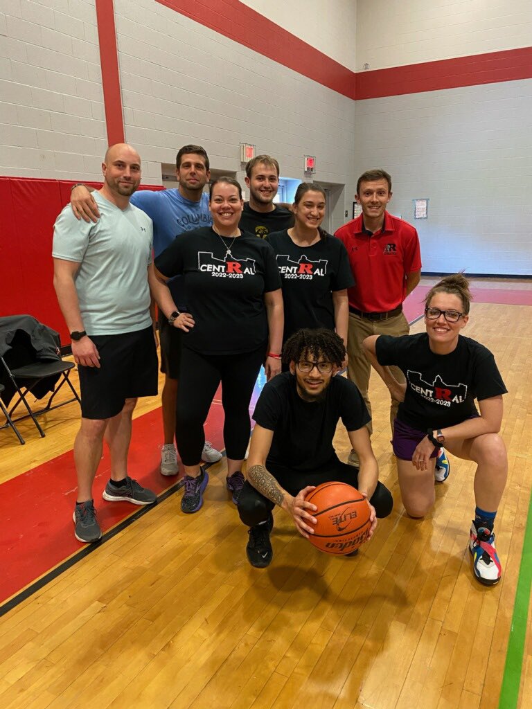 MrsMoll_'s tweet photo. I’m definitely a better RSD basketball fan than player but still had an amazing time (&amp; a great win!) in the 6th grade teachers VS students game🏀 🏆#RSDproud https://t.co/9g4Esm7s4N